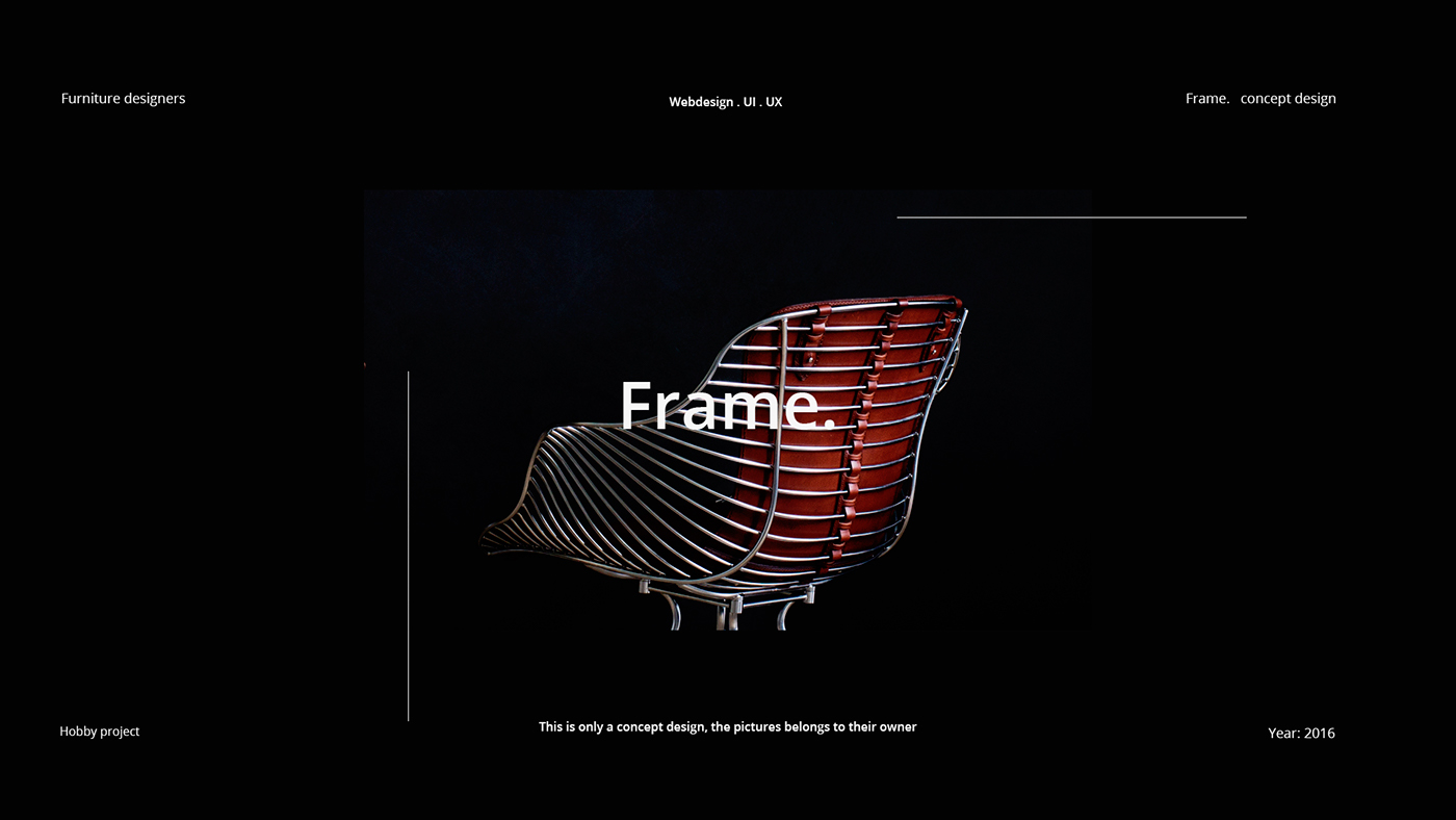 graphicdesign Interface architect designer furniture UI ux creative norway