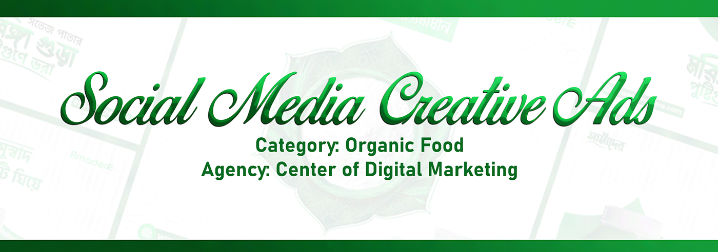 Social media post social media ads creative Advertising  organic organic food Social Media Design ads design Organic Food Ads