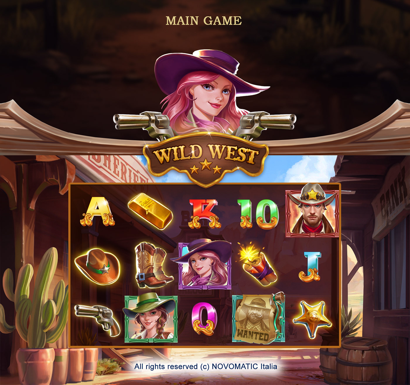 casino slot Casino Online gambling Slots slot machine Casino Game Gaming wild west cowboy