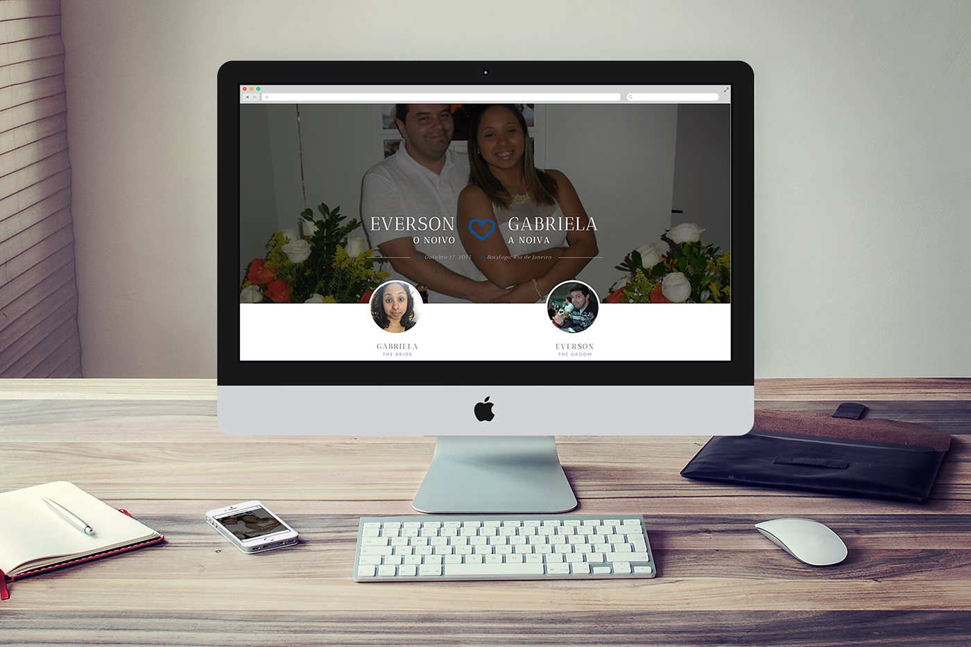 design site Website casamento Webdesign