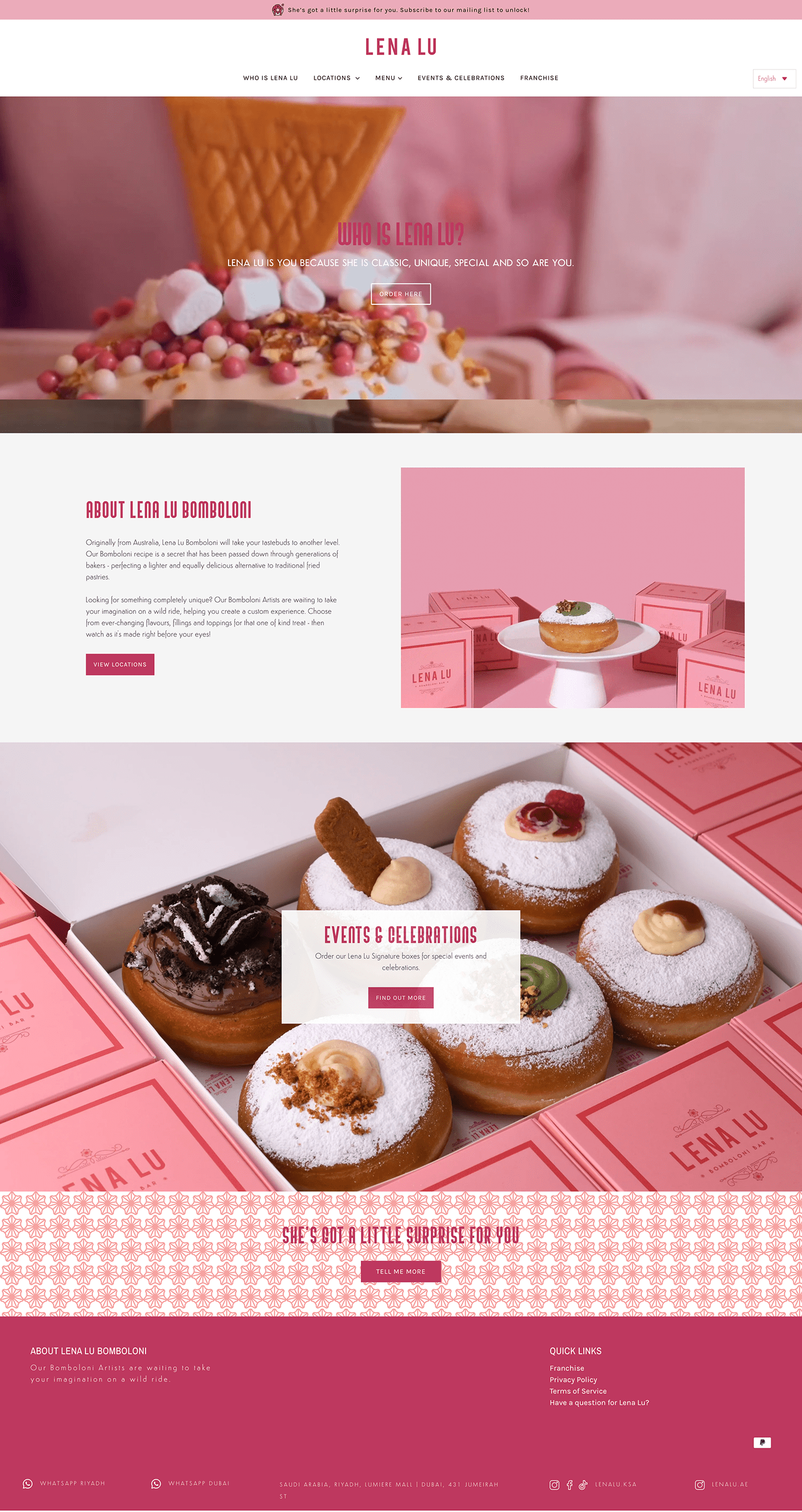 shopify store ecommerce website shopify store design Theme Customization dropshipping store Shopify Design bomboloni Bomboloni Shop Bomboloni store