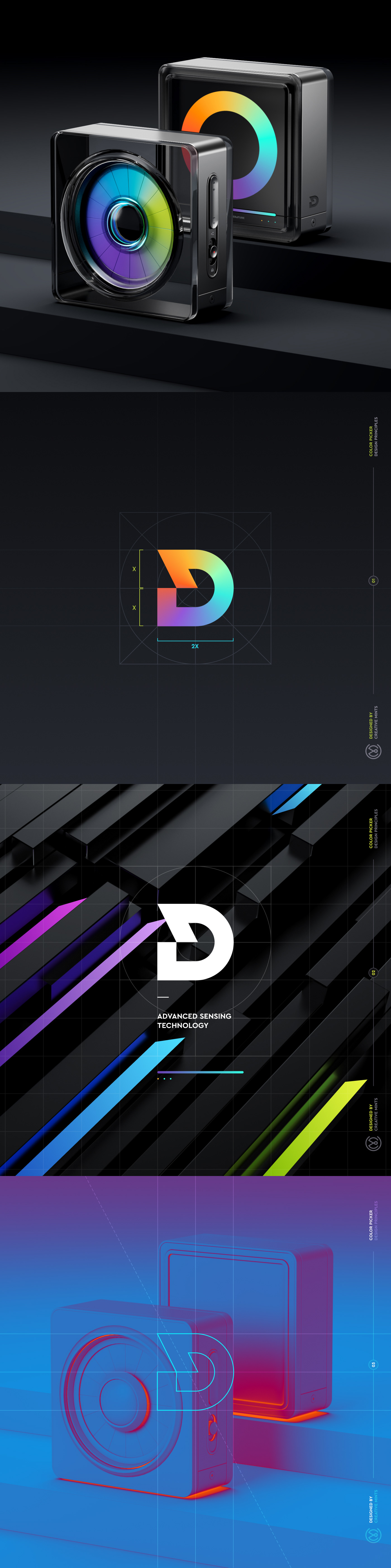 Website Web Design  3D brand identity landing page vector logo animation  UI/UX Render