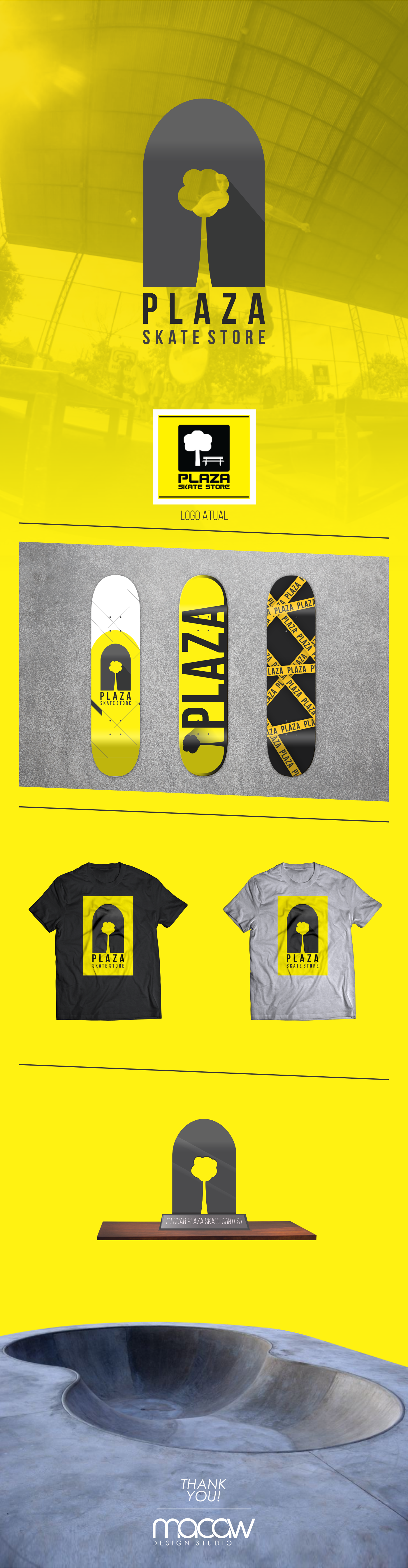 design skateboard store skate plaza shape t-shirts