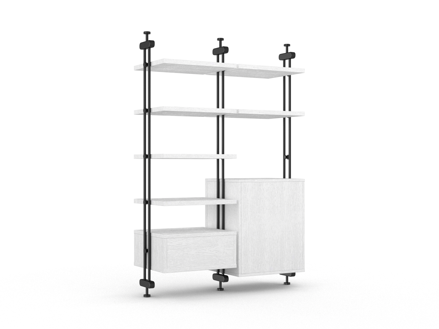 storage rack bookcase 3D 3d modeling Render Vizualization 3ds max vray furniture