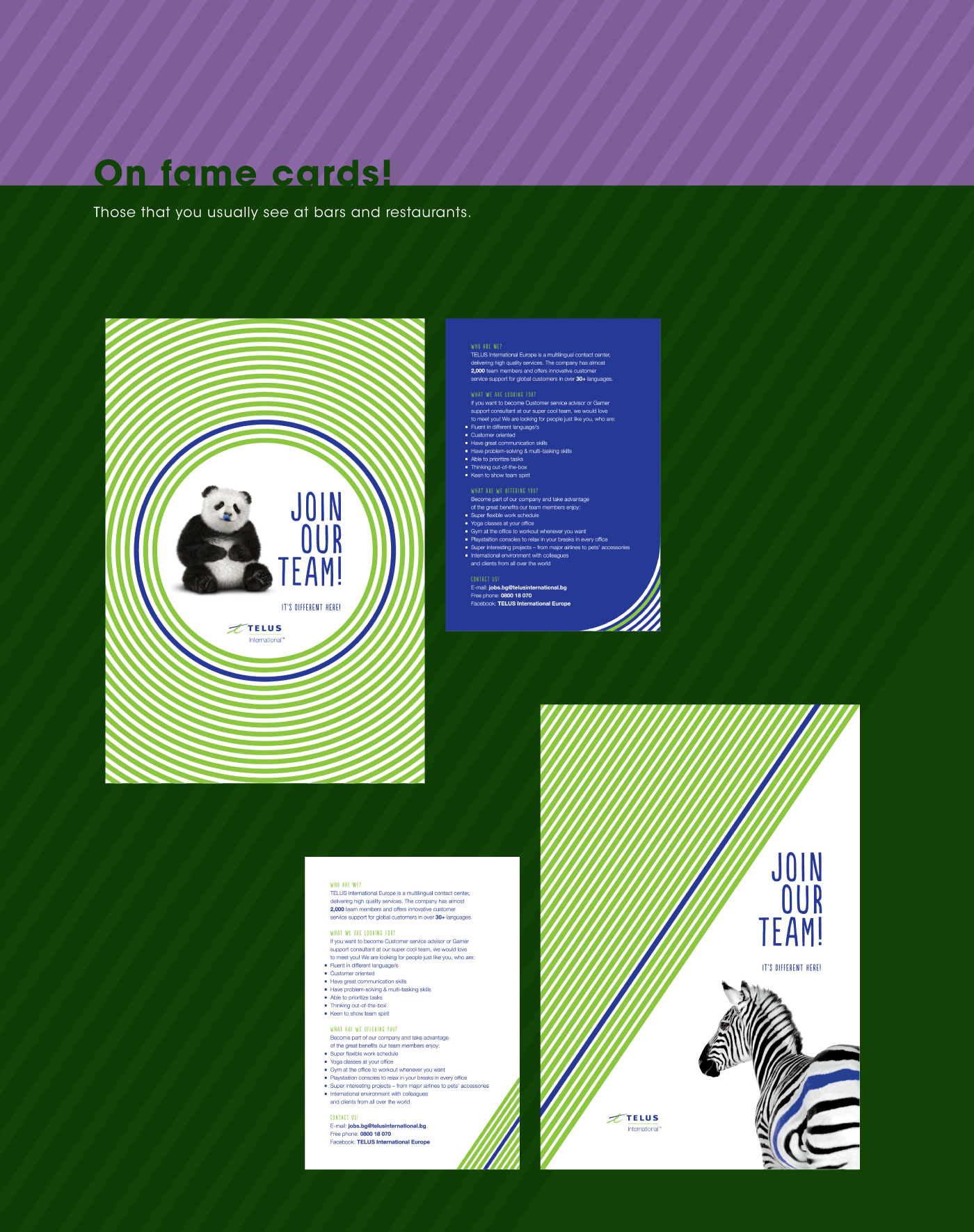 Advertising  campaign Panda  Promotion brand editorial posters brochure billboard vynil