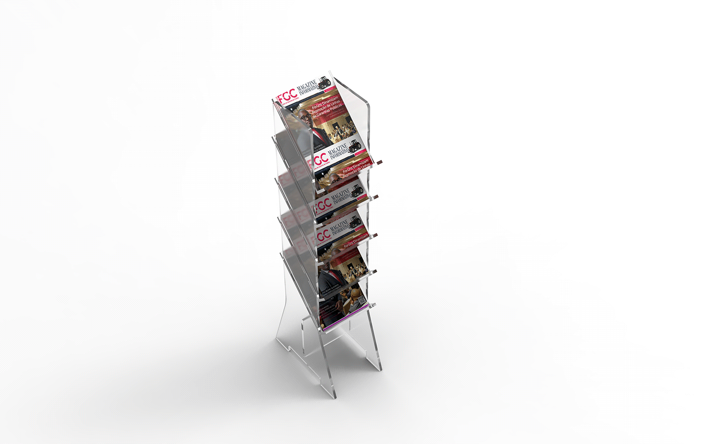 exposition Exhibition  3D Render visualization modern acrilico acrylic abstract