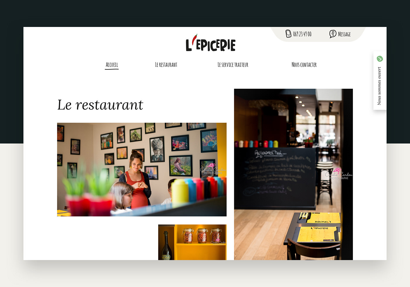ILLUSTRATION  restaurant sketch ui design UX design Website