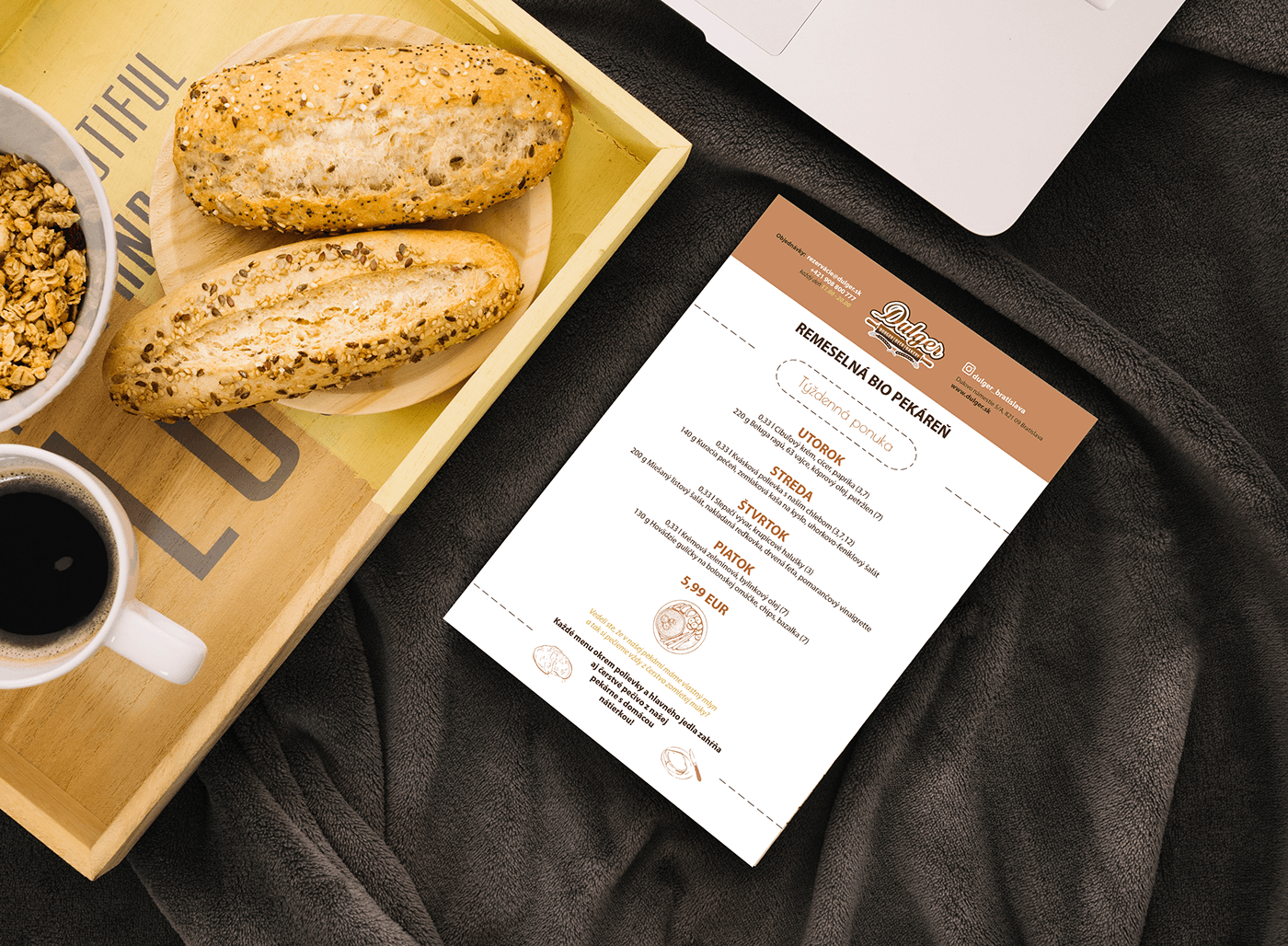 graphic design  print design  print menu menu design restaurant menu restaurant menu design bakery bakery menu bakery branding