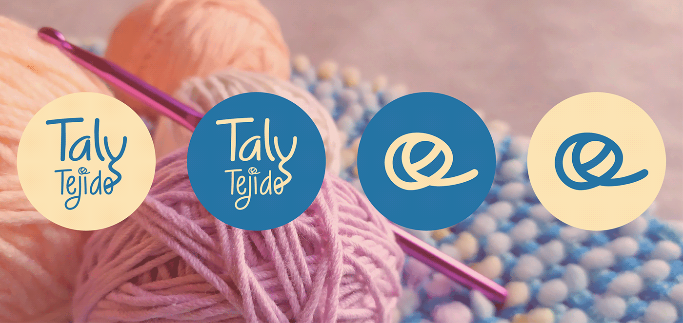 Logo Design logo design visual identity identidad visual croche crochet crocheting tejido tejidos