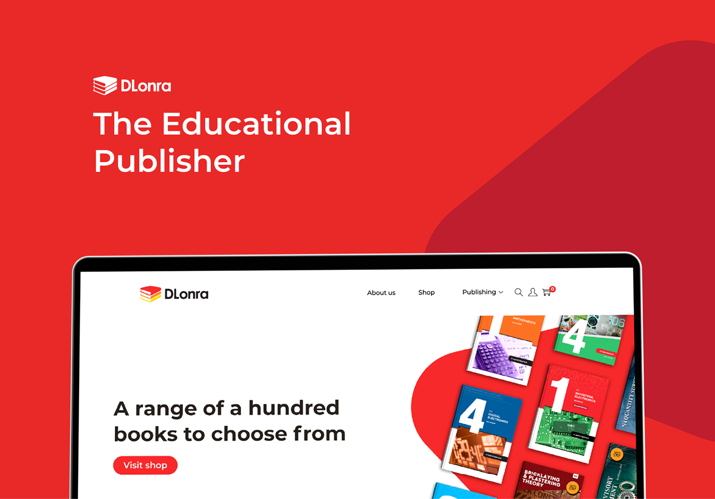 book Education landing page print publishing   UI/UX Web Design  Website