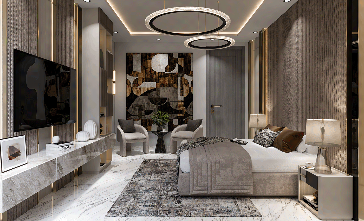 Interior design CGI visualization architecture 3D 3ds max interior design  living room bedroom