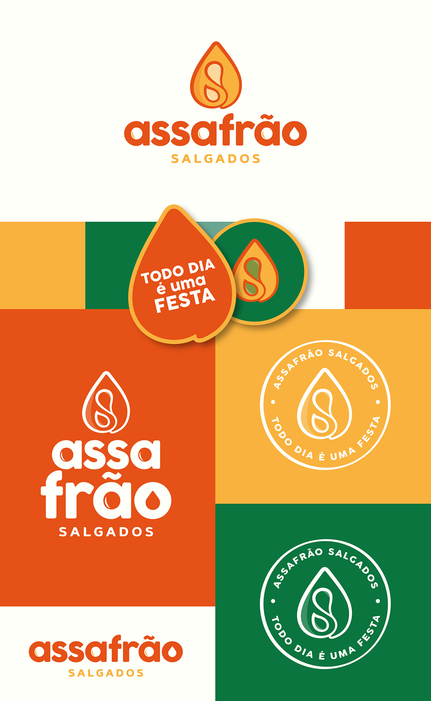 identidade visual Fast food salgados brand identity Logotype Logo Design Illustrator coxinha culinária