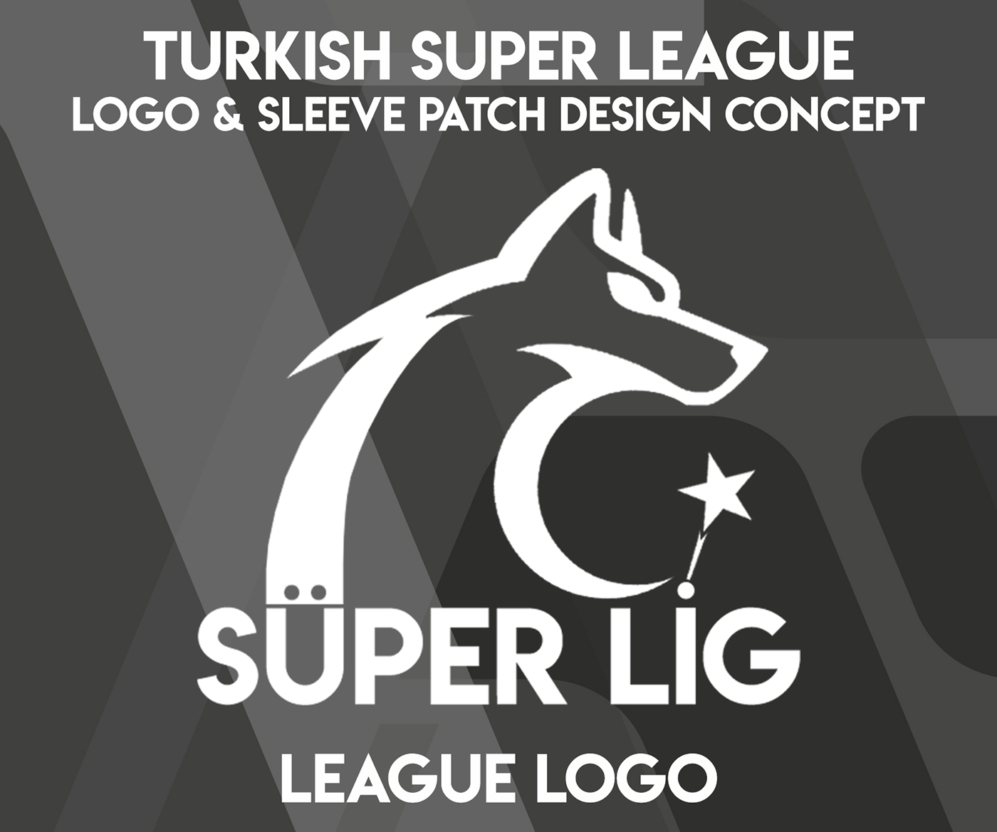 logo design concept turkish super league lig sleeve patch