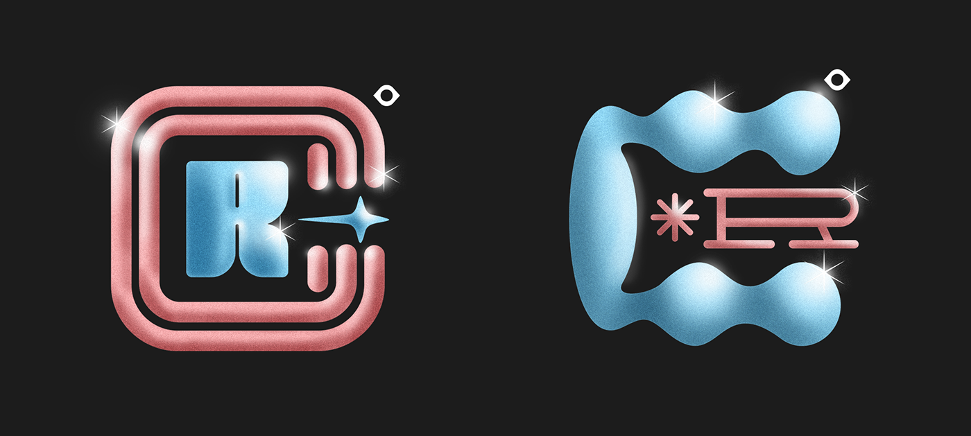 blue design diseño gráfico ilustracion letering mexico pink typography   psychedelic Space 
