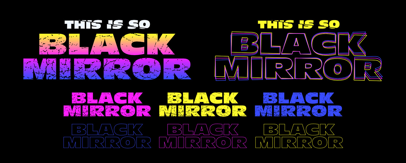 black mirror grunge art Netflix Netflix Campaign Photo Manipulation  urban art