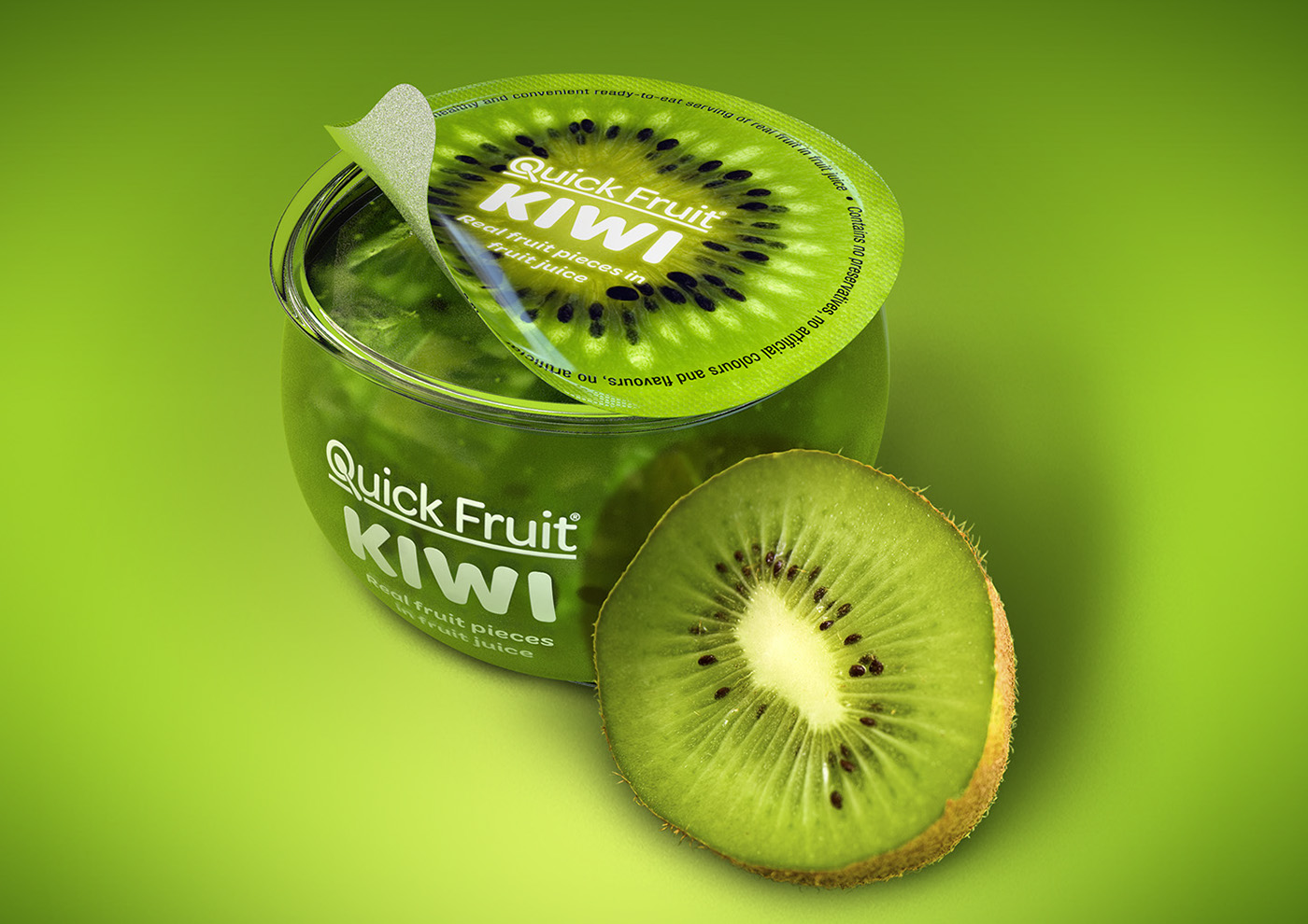 Marcel Buerkle Quick Fruit Quick Kiwi Quick Orange Quick Guava Quick packaging packaging design concept 3D renders johannesburg south africa