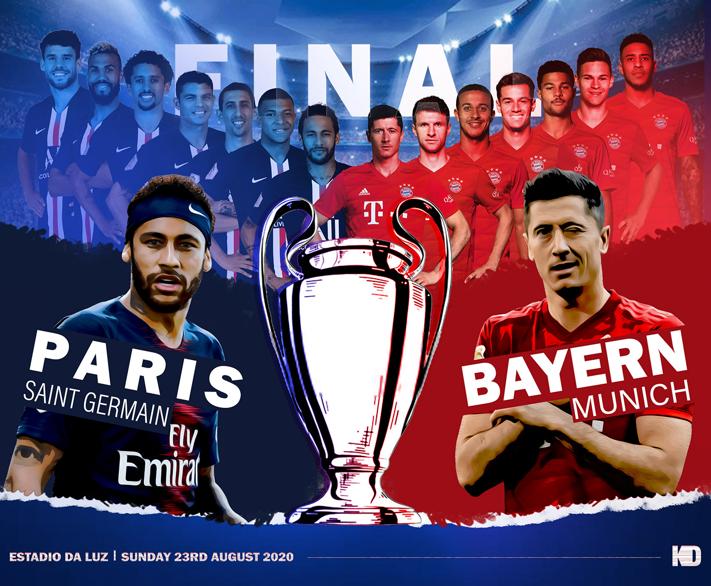 Champions League Final 2020 on Behance