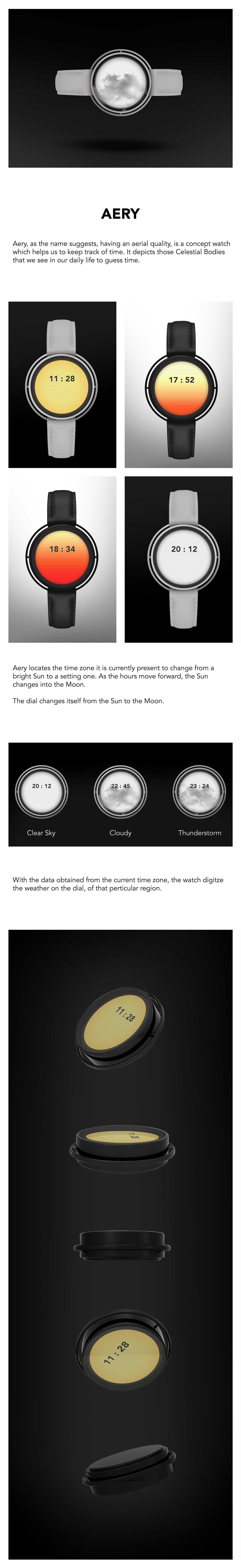 watch Sun moon Concept Watch