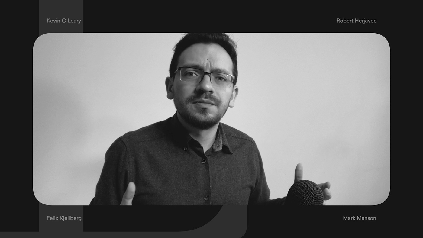 black and white branding  minimalist monochrome patreon podcast vlog writer