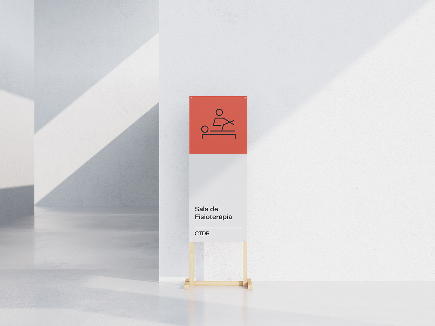 clinica clinic fisioterapia physiotherapy brand identity Logo Design Signage Space design wayfinding