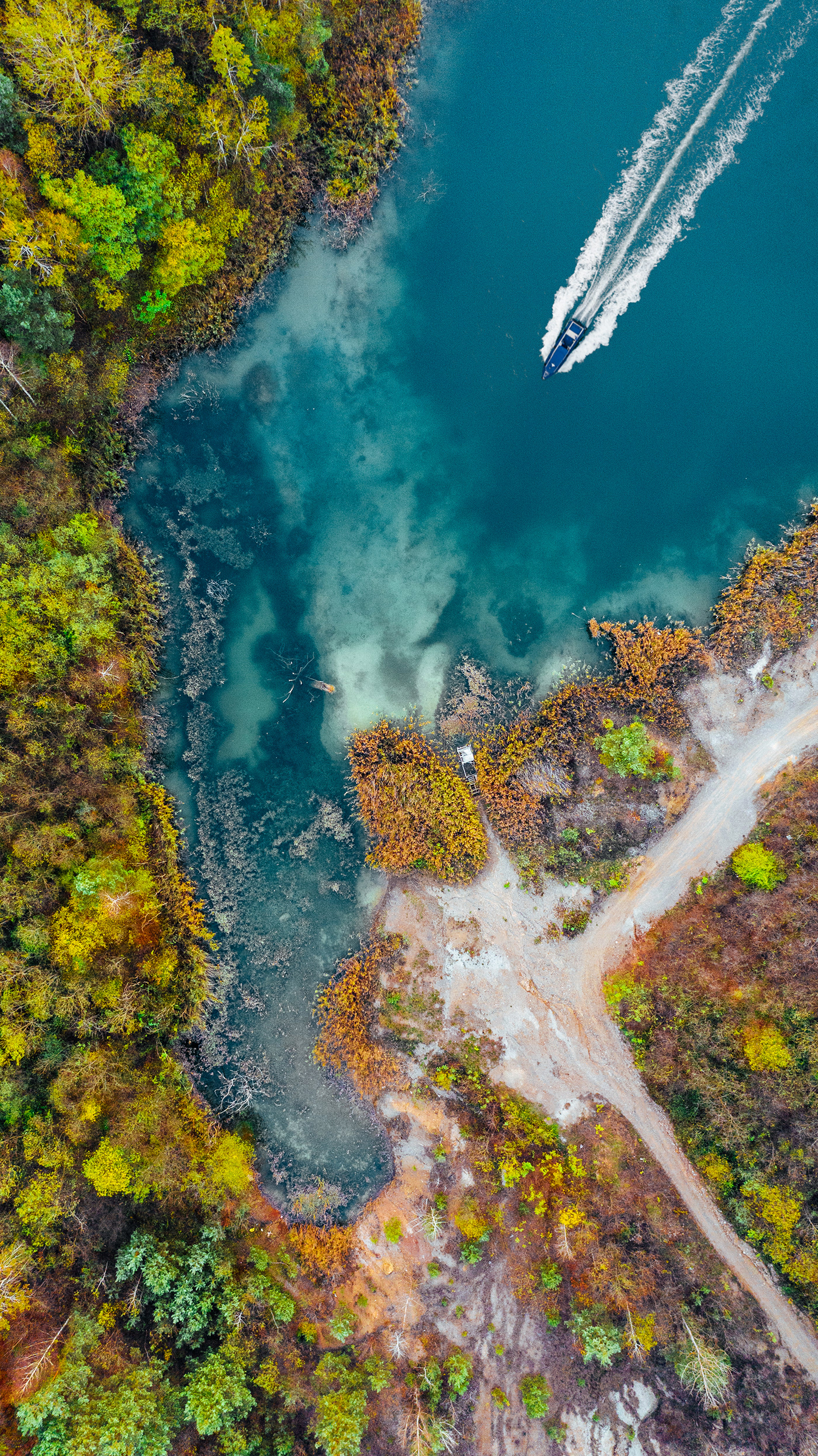 deep water lake hungary szabó viktor Aerial Nature Landscape fine art drone mine