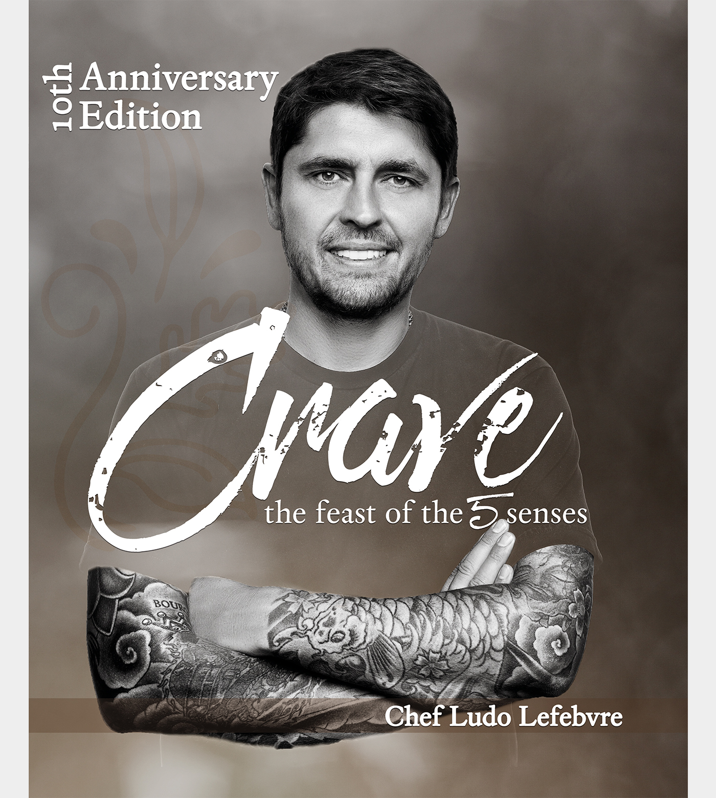 crave The Feast Lude Lefebvre cookbook cover book cover limited edition vintage 10th anniversary