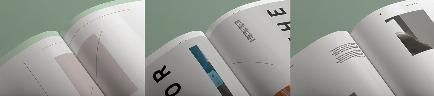 search design graphic editorial contemporary minimal Catalogue