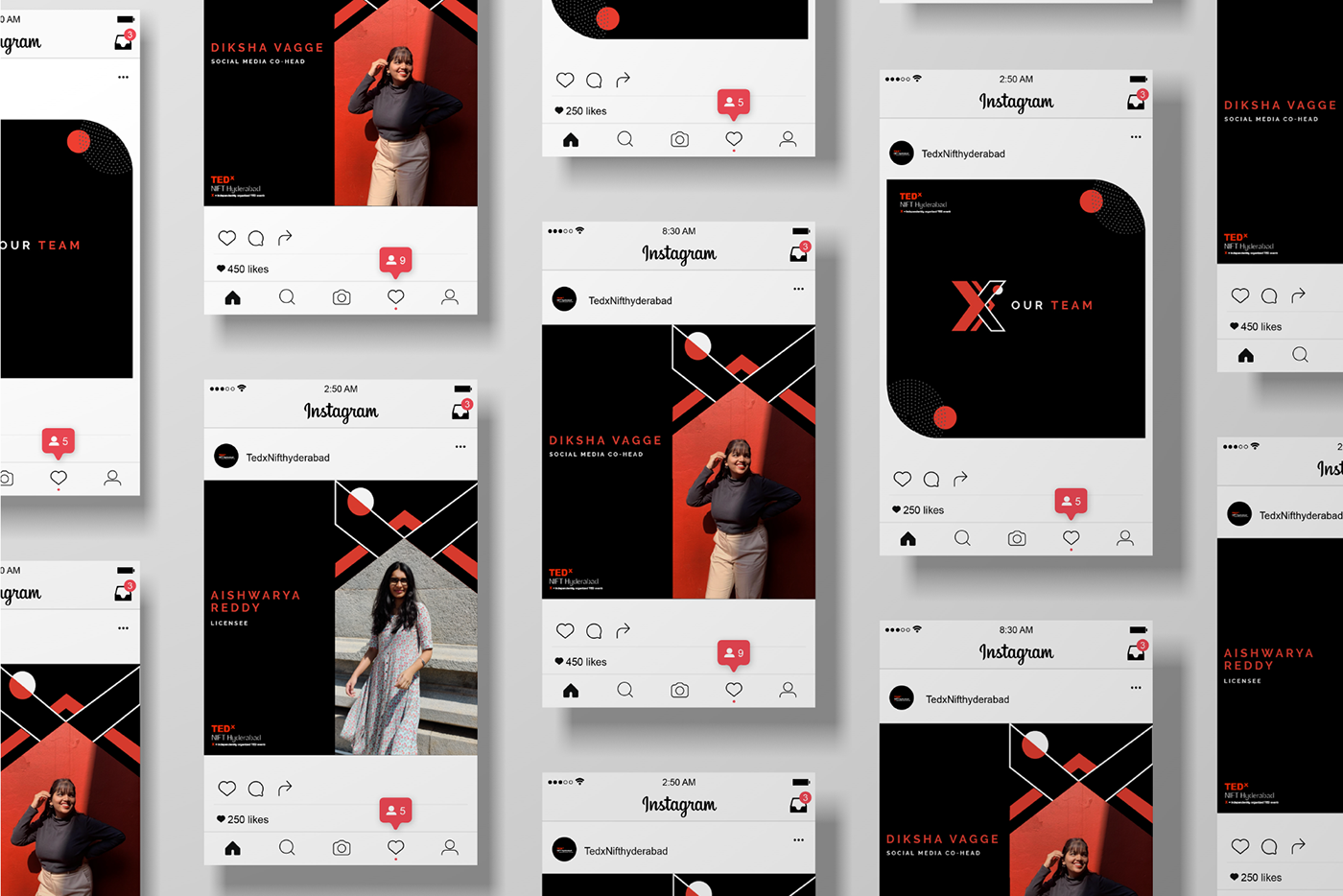 branding  Event Branding graphic identity Identity Design NIFT TEDx tedxevent visual