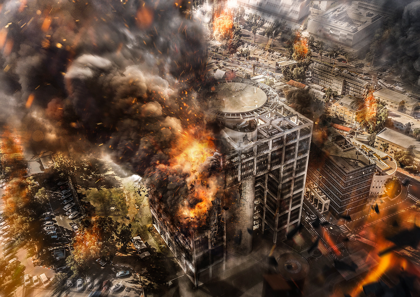 War Destroyed Creative Station fire game