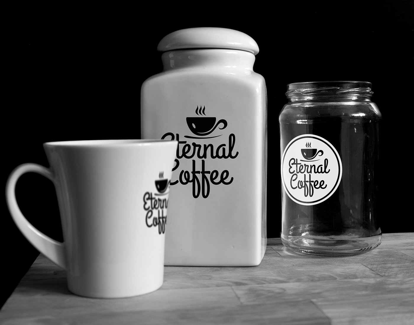 eternal Coffee logodesign identity hamburg i am creator logo type