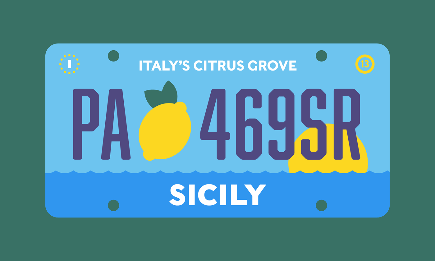 plates Italy Food  region italian landscapes Travel car license plate personal