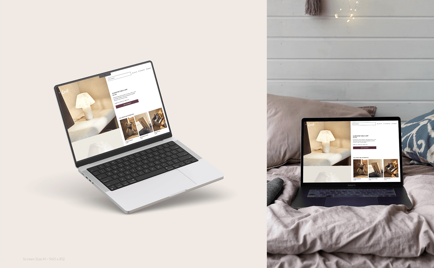 UI/UX furniture modern e-commerce Website app Figma Case Study home Interior