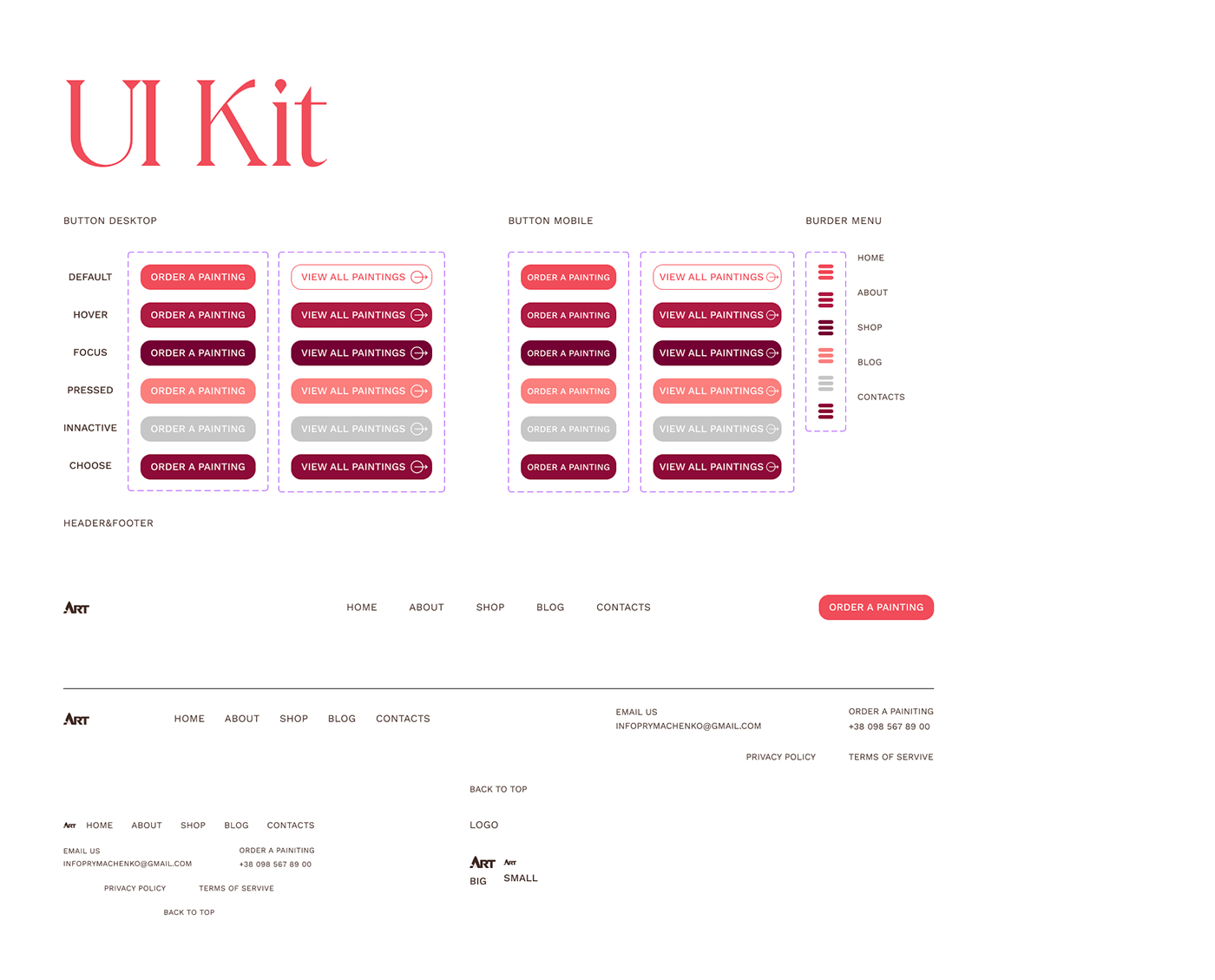 tokens ui kit UI/UX landing page Figma Adaptive typography   colors audience