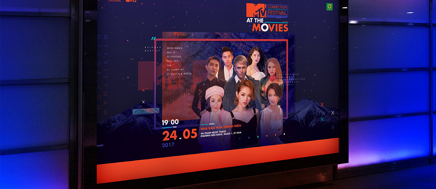 MTVVietnam intro package MTVConnection Mtv Event Glitch c4d music Show