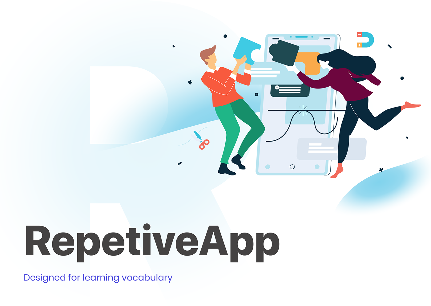 ux/ui app design e-learning english learning app game