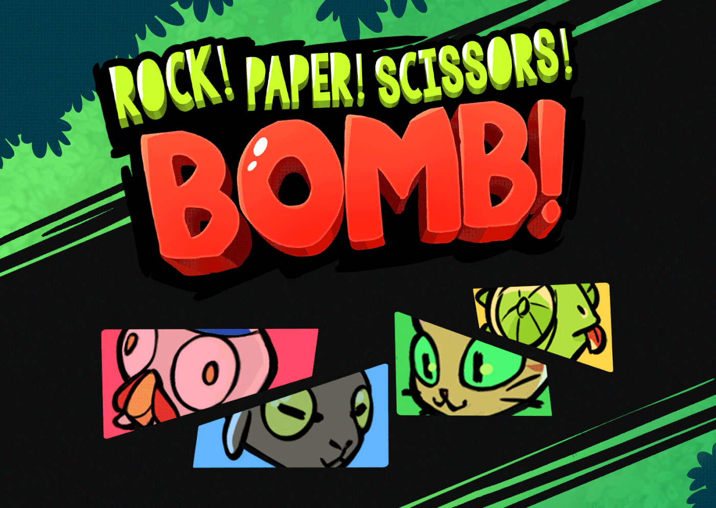 game party game rock paper scissors bomb Bomberman lumen games cifaela