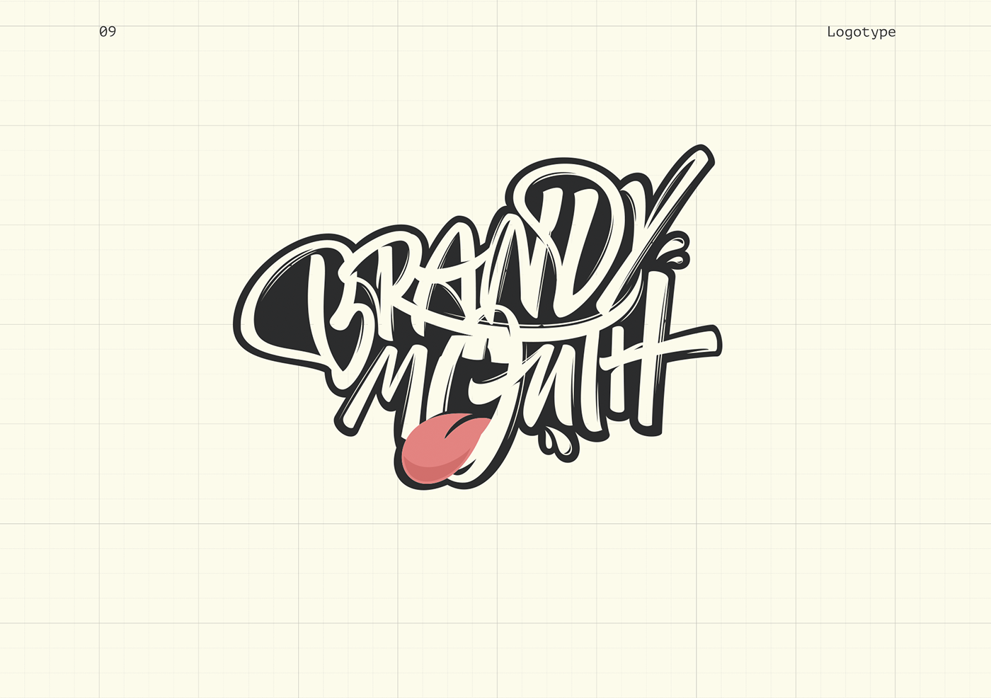 lettering branding  brand identity visual identity typography   logo Logo Design Clothing graphic design  Social media post