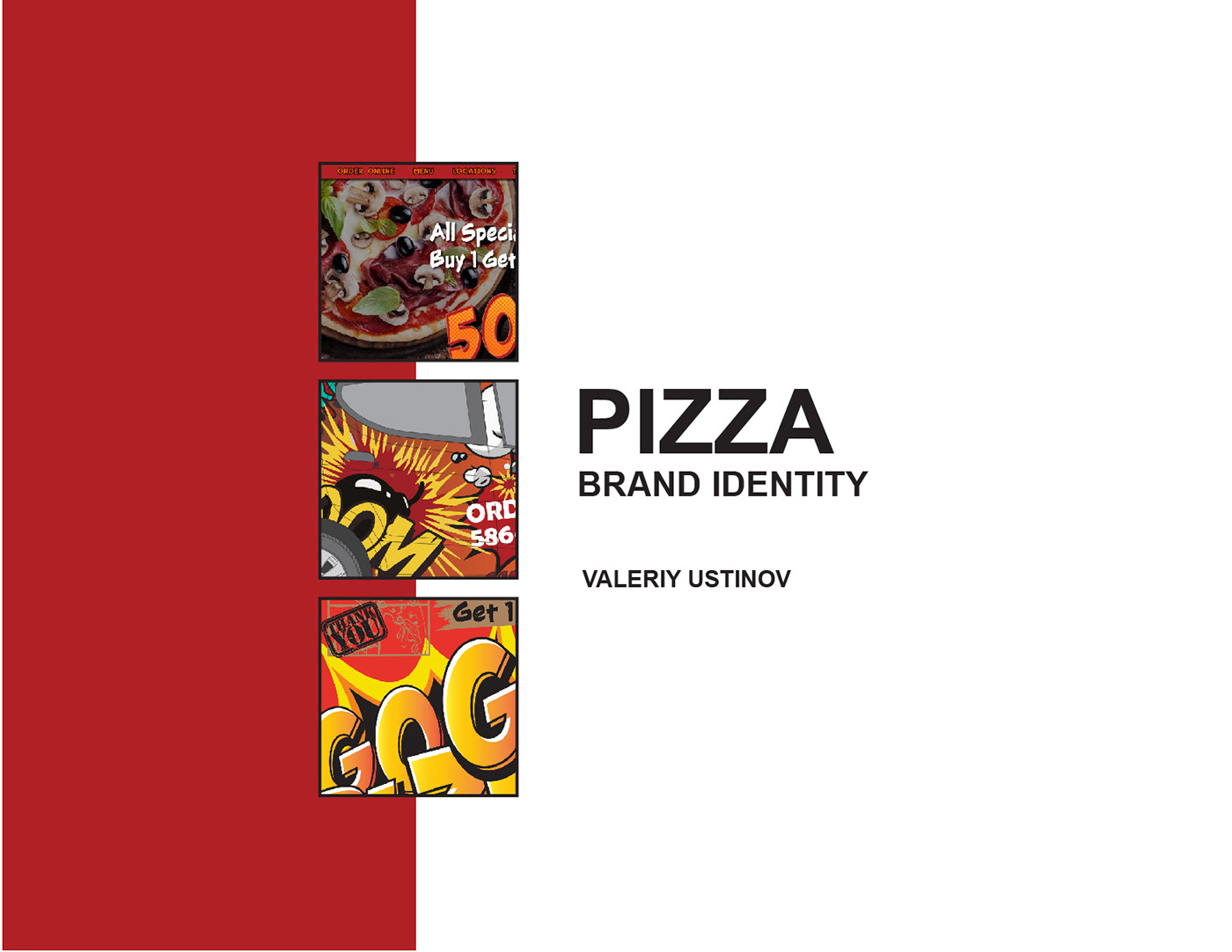 Pizza branding  Packaging pizza box