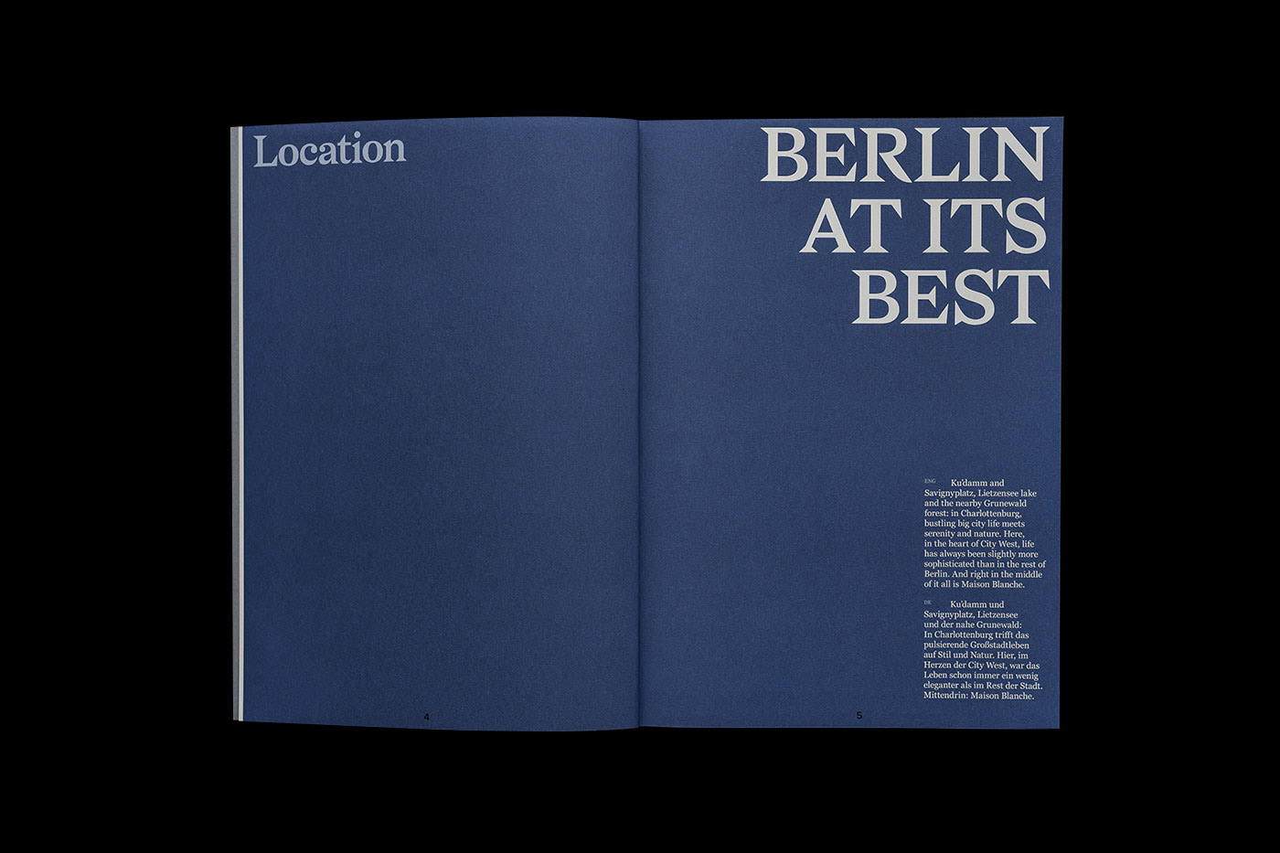 real estate print berlin property elegant ocio brochure immobilien berlin luxury maison