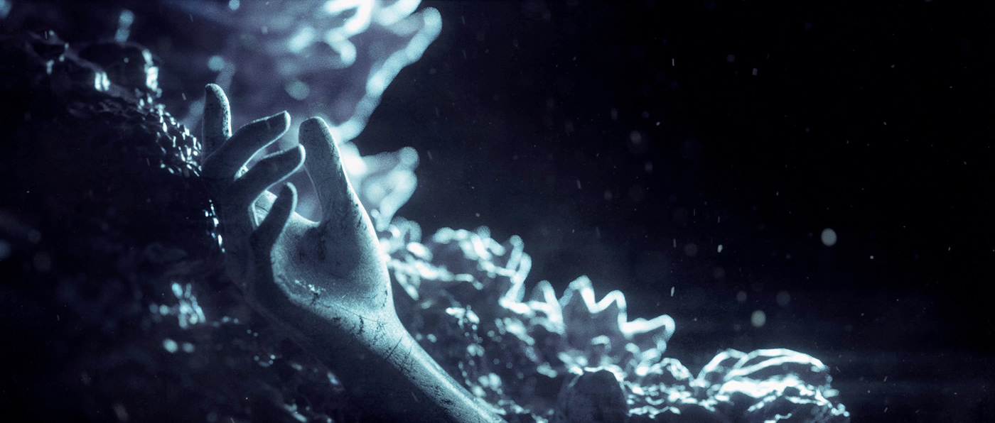 CGI design evolution Ocean octane styleframes title sequence underwater