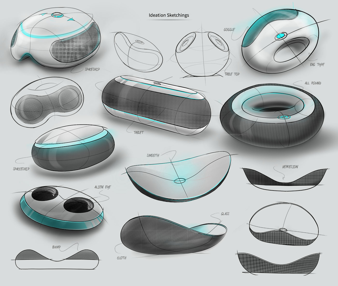 wireless bluetooth speakers futuristic
