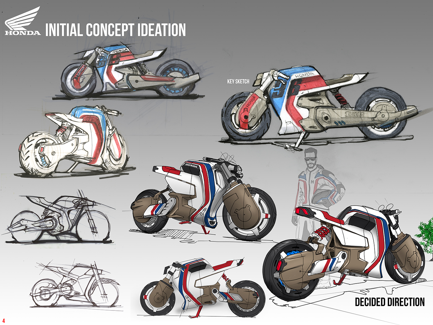 Honda motorcycle street bike CCS Automotive design industrial design  Transportation Design cbr