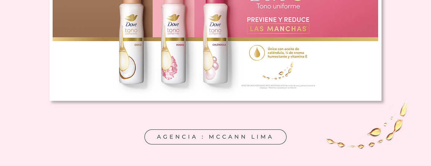 dove diseño publicidad marca digital desodorante