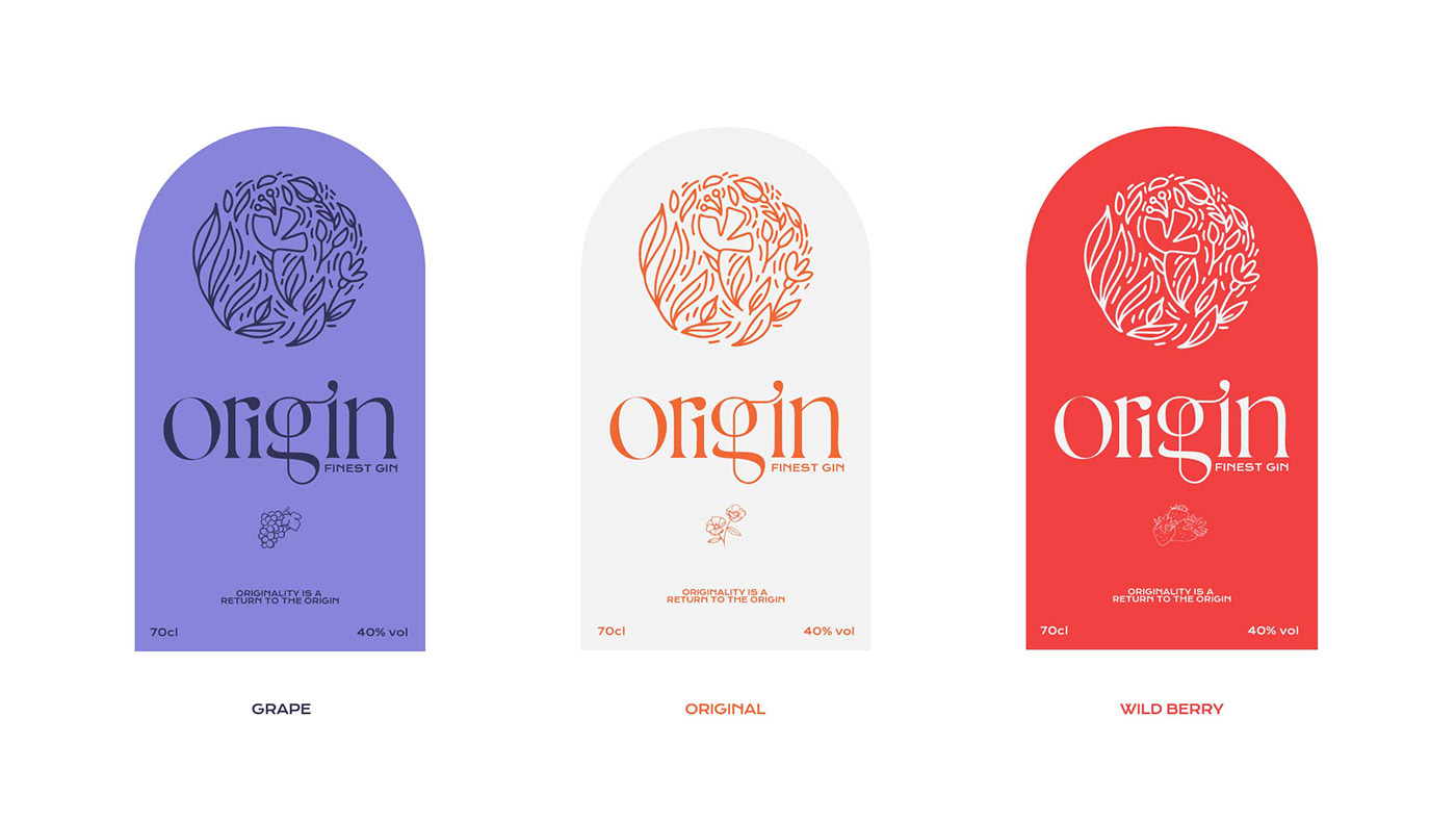 Advertising  branding  gin logo marketing   product design 