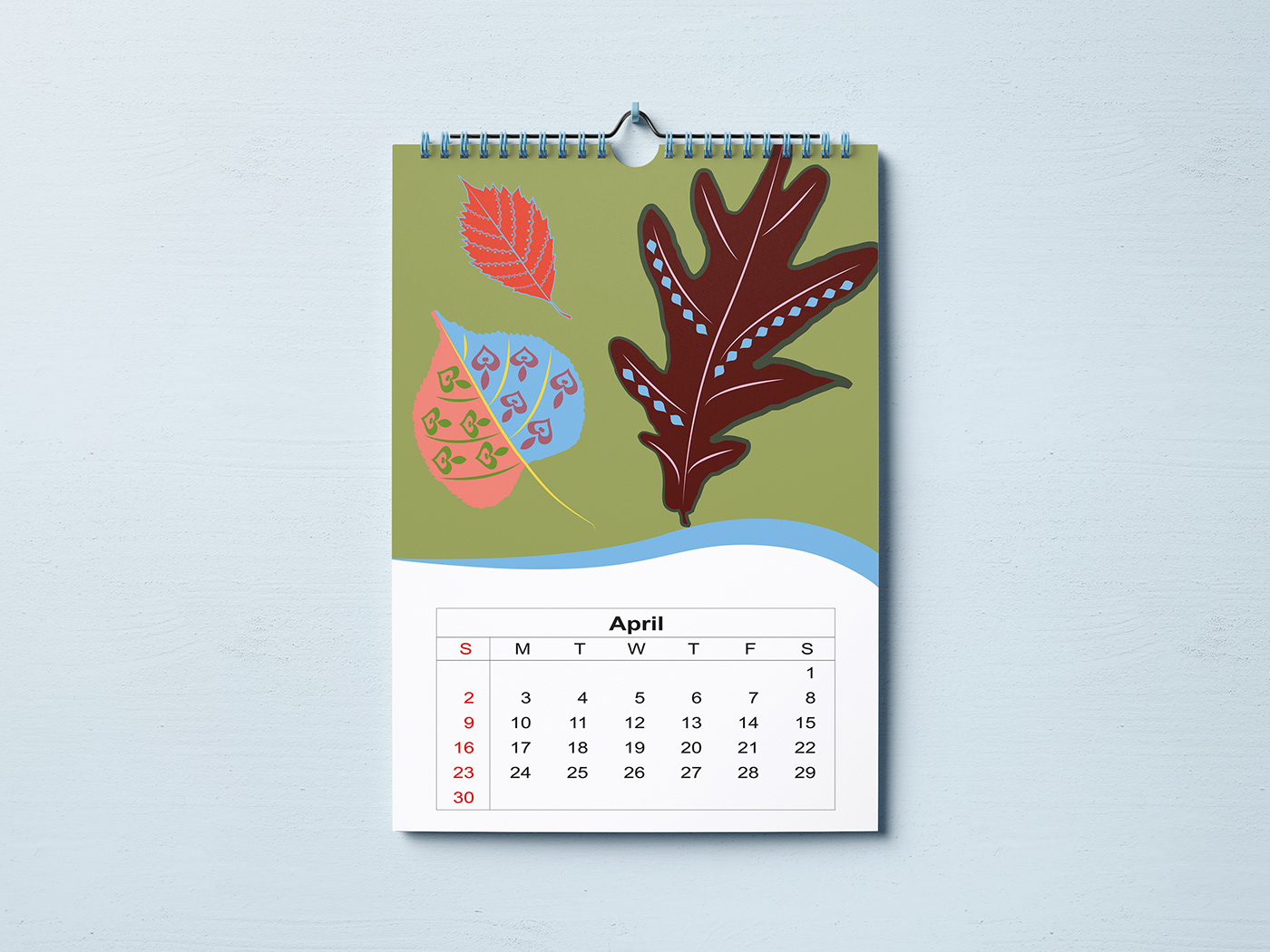 Abstract Art adobe illustrator artwork calendar calendar 2023 design Digital Art  digital illustration vector wall calendar