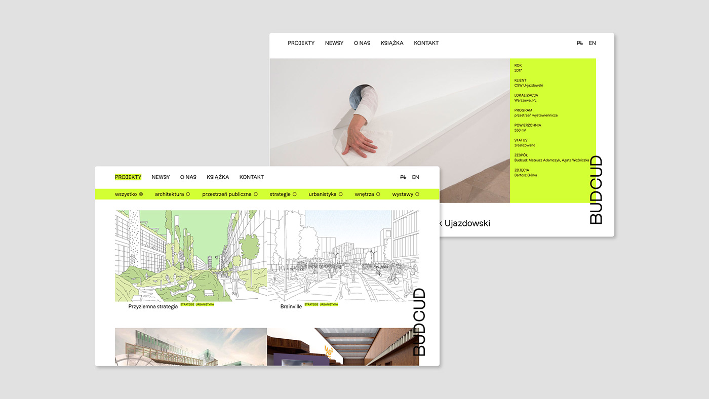 animated Architecture portfolio brand identity Logo Design Neon Green Responsive Design typography   typographyanimation Web Web Design 