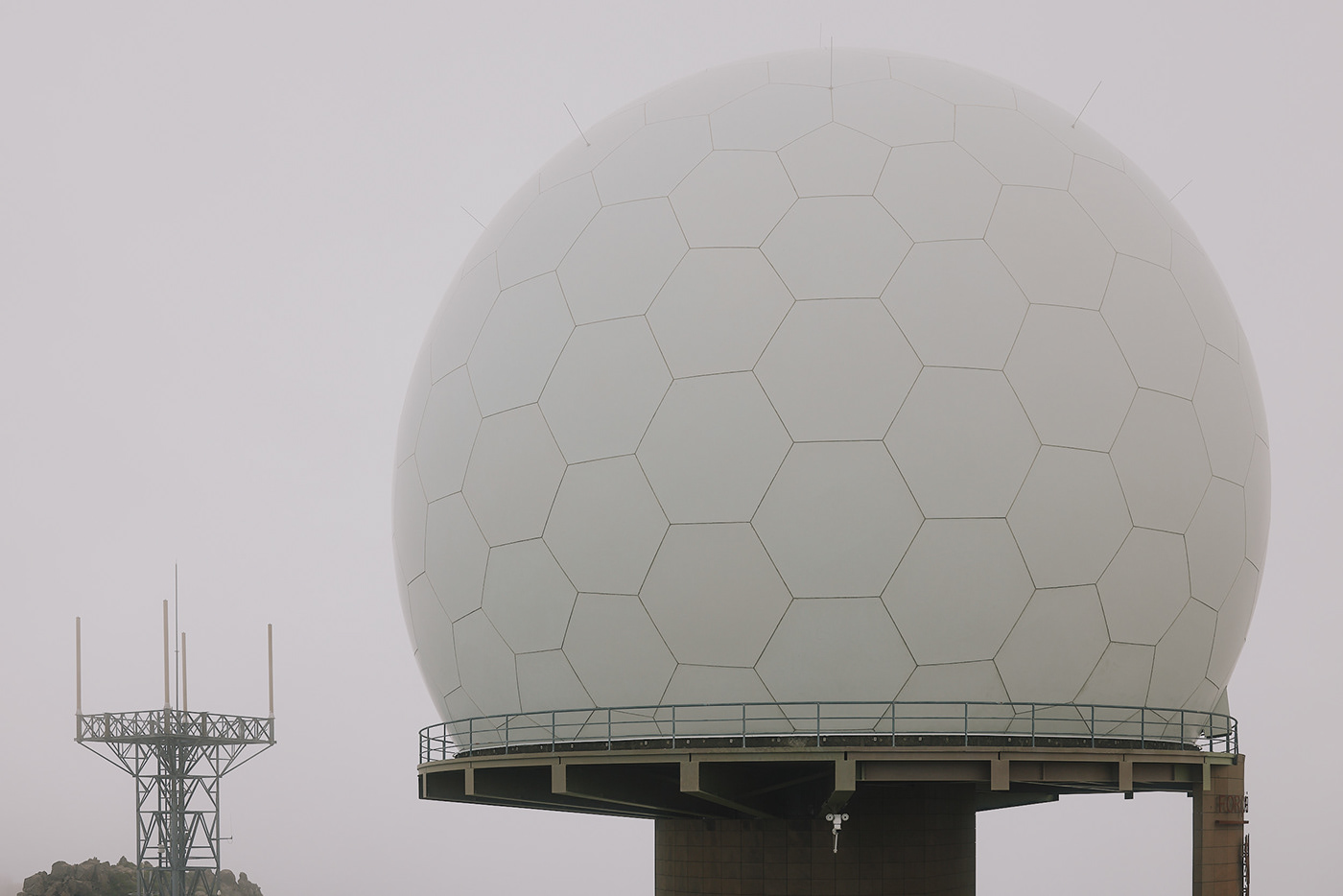air force architecture dome fog Landscape Military mist Photography  radar STATION