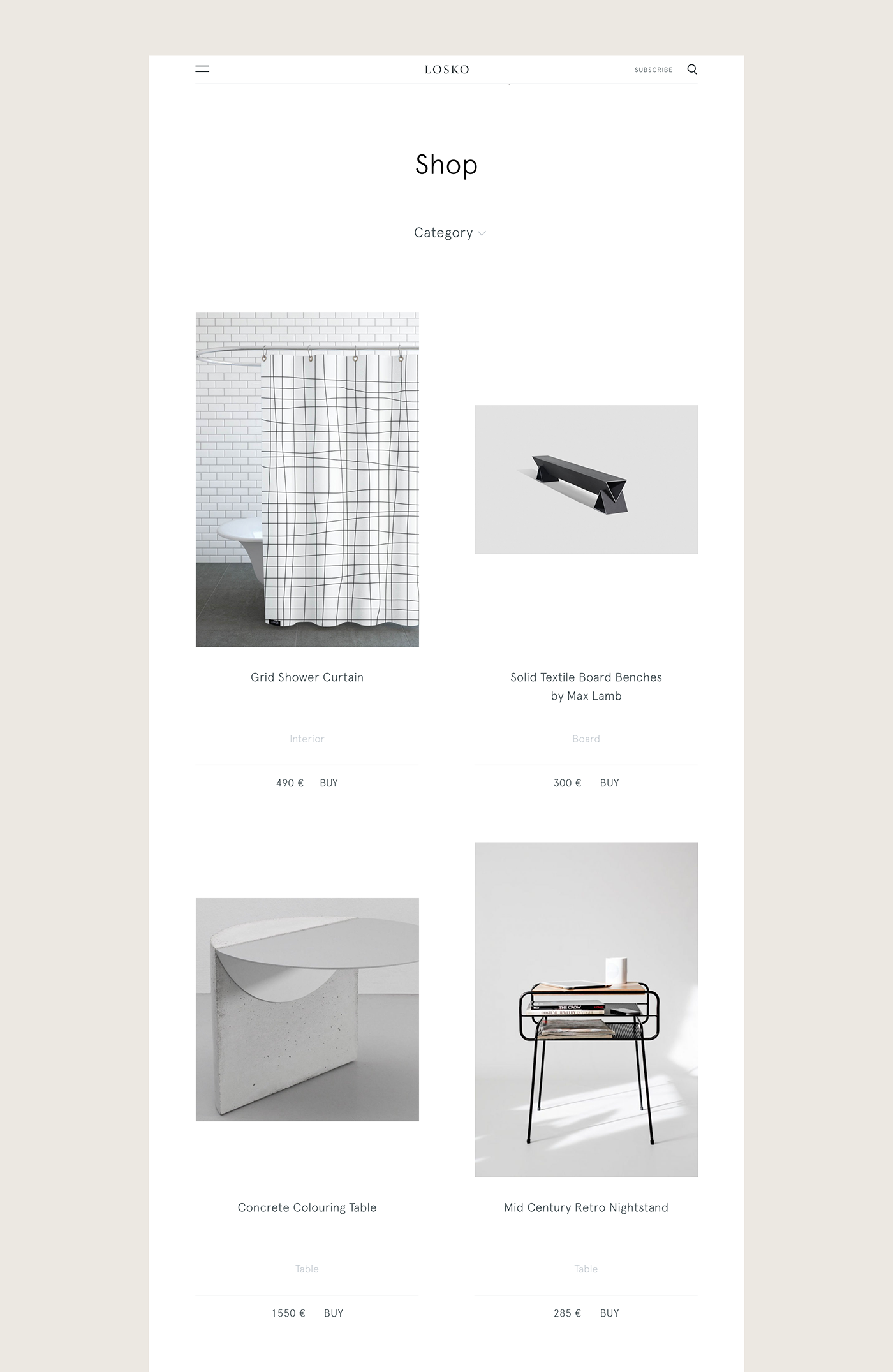 journal magazine clean design architecture Minimalism photoblog inspiration Blog