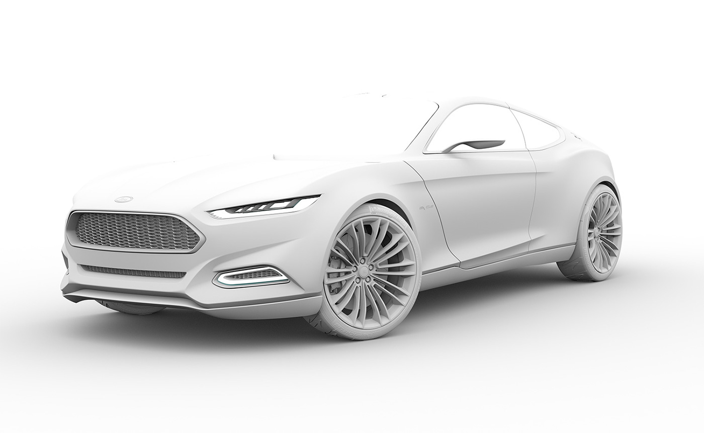 Ford evos CGI automotive   Renderings
