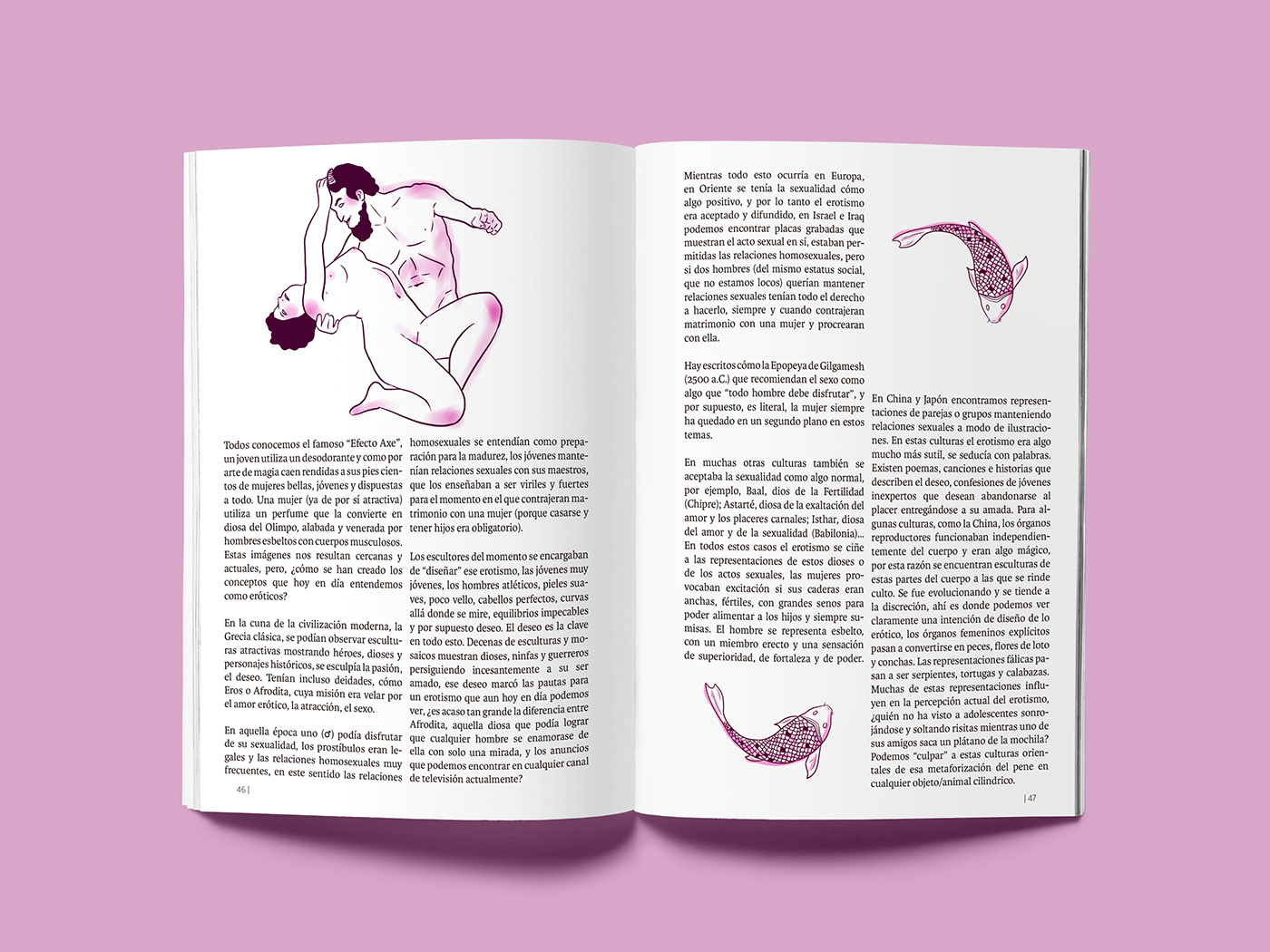 design editorial eroticism graphic ILLUSTRATION 